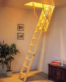 Складная чердачная лестница